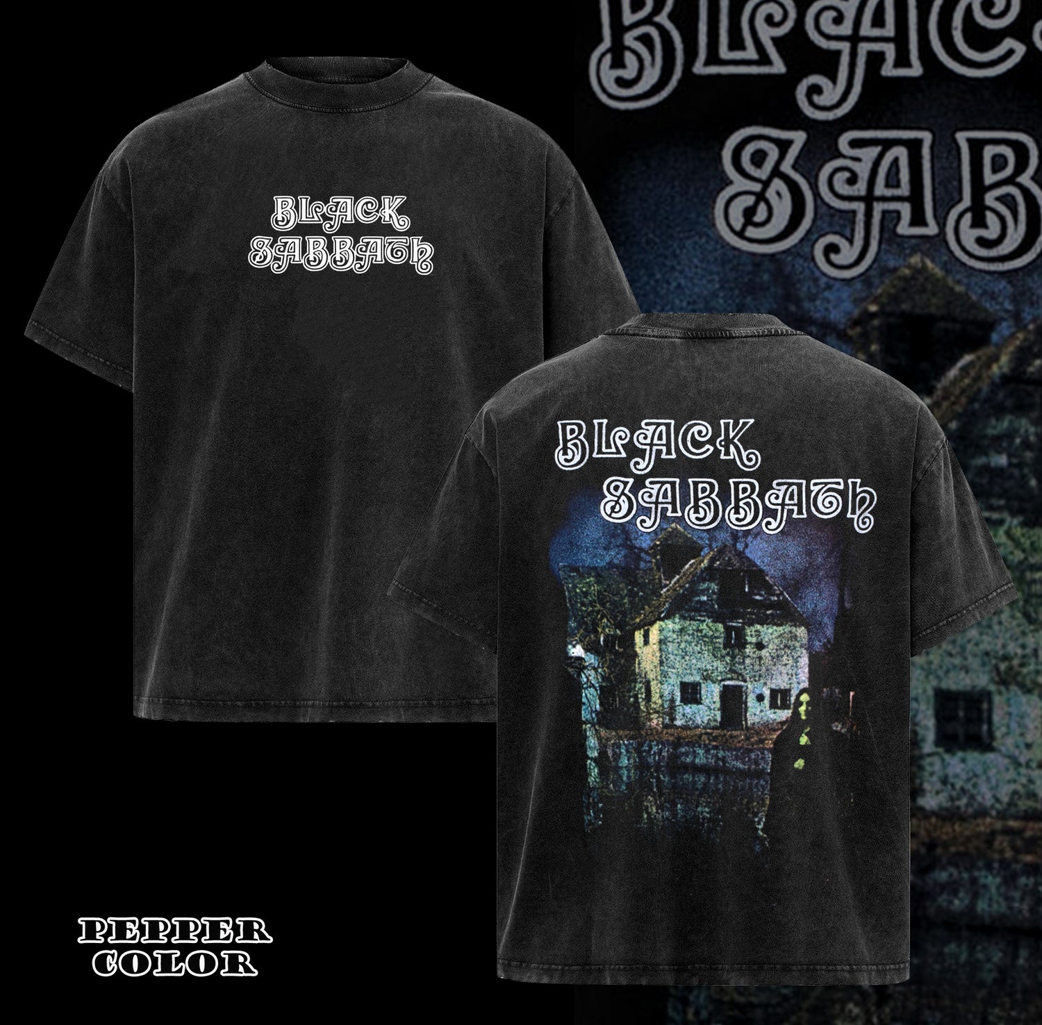 Vintage Black Sabbath Debut Album Black T-Shirt