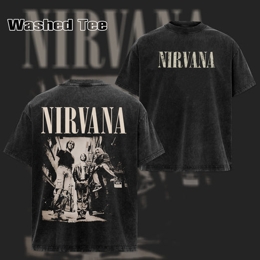 Vintage 90s Nirvana Vintage Kurt Cobain Grunge Rock Band T-shirt & hoodie