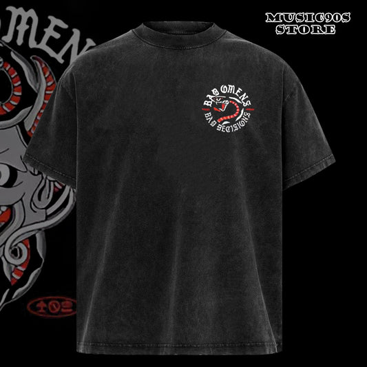 Retro Bad Omens Band A Tour of The Concrete Jungle Tour T-Shirt