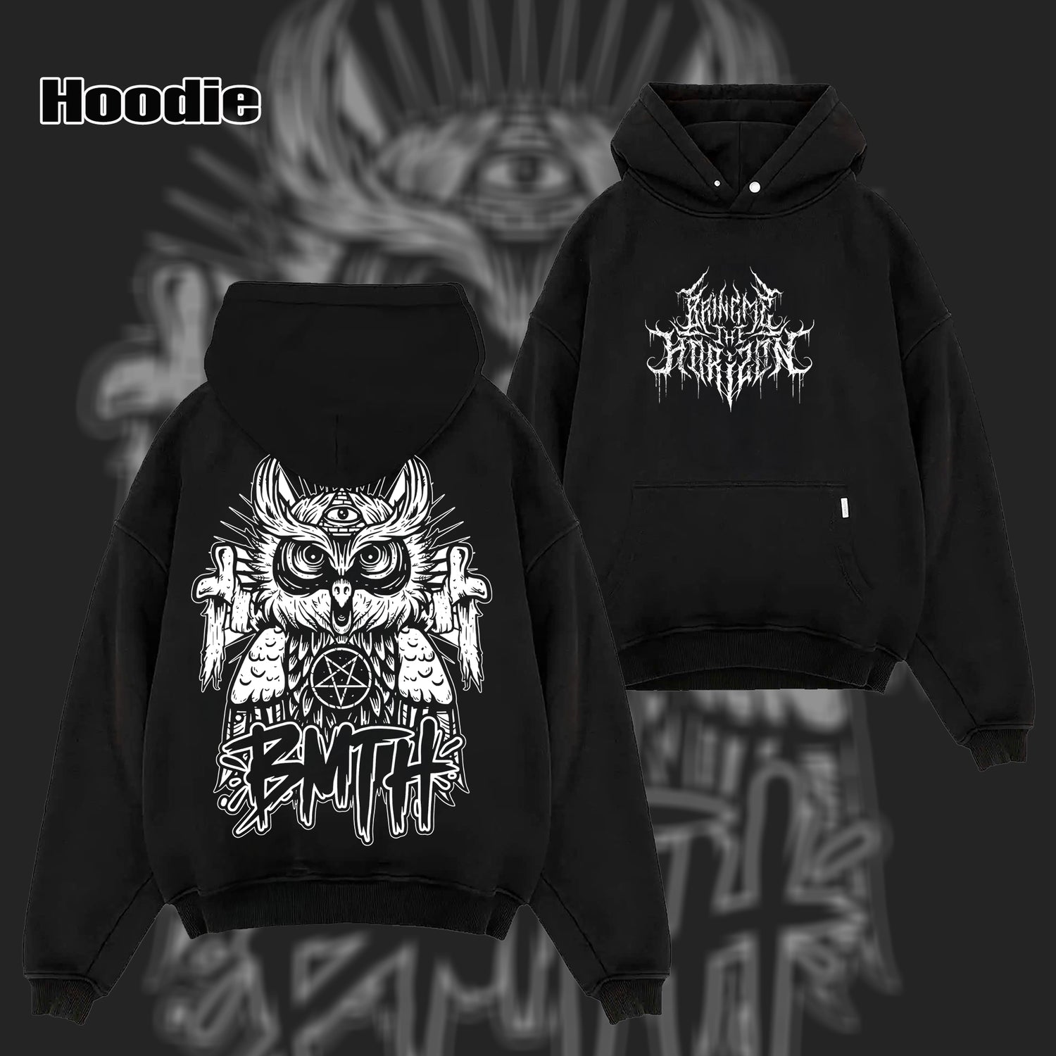 Bring Me The Horizon Owl Invert T-Shirt & Hoodie