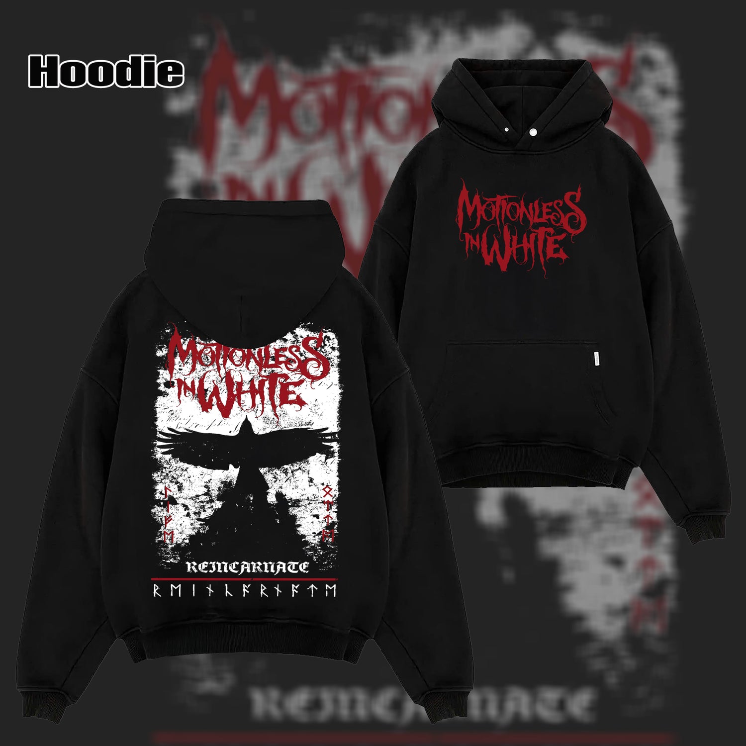 Retro Motionless in White Phoenix T-Shirts , MIW T-Shirt & Hoodie