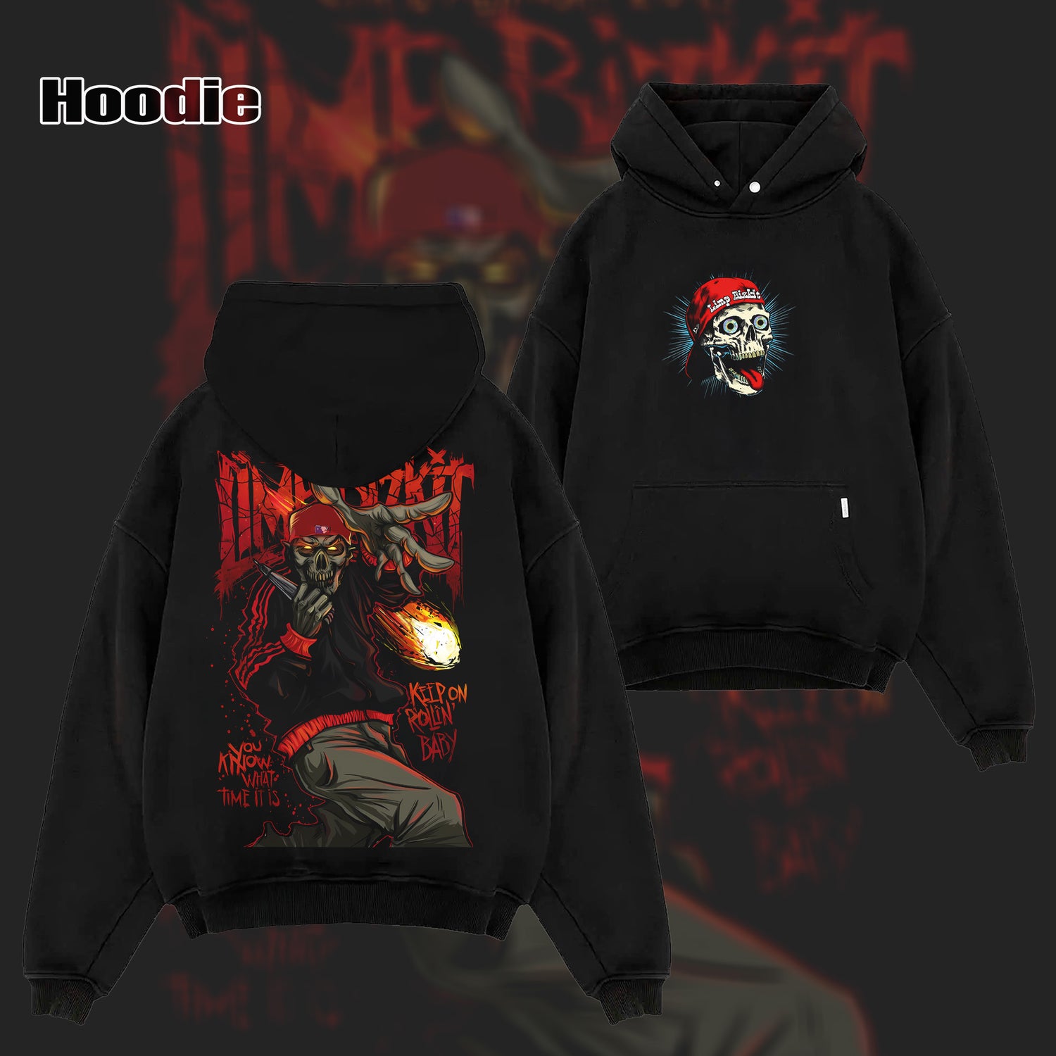 Retro Limp Rock Band Bizkit Music Men's T Shirt & Hoodie