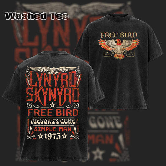 Retro Vintage Lynyrd Skynyrd Free Bird 1973 T-Shirt, Lynyrd Skynyrd T-Shirt & Hoodie.
