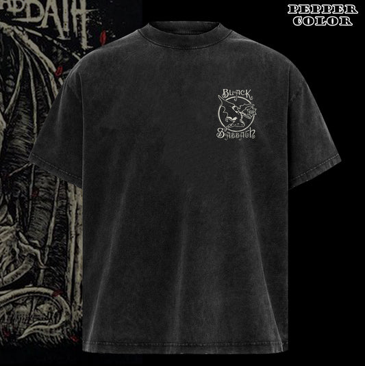 Vintage Black Sabbath Dark Seraph Fan Art Men and Women T-Shirt