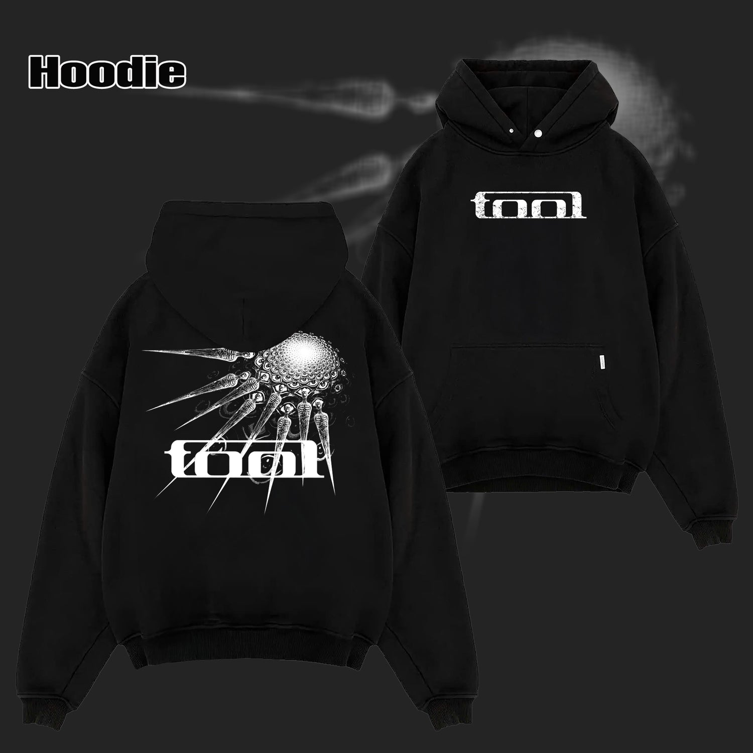 Vintage Tool Band Glass Art by Syed Montoya T-shirt & hoodie