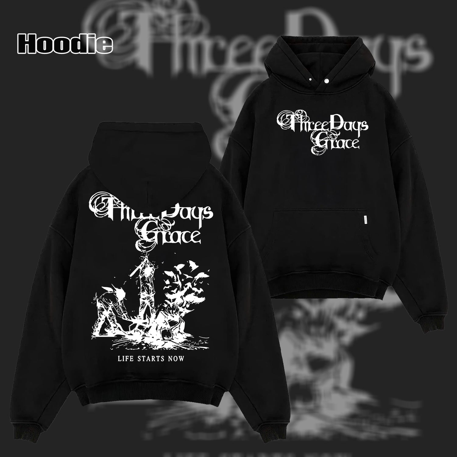 Three Days Grace Life Starts Now T-shirt & hoodie