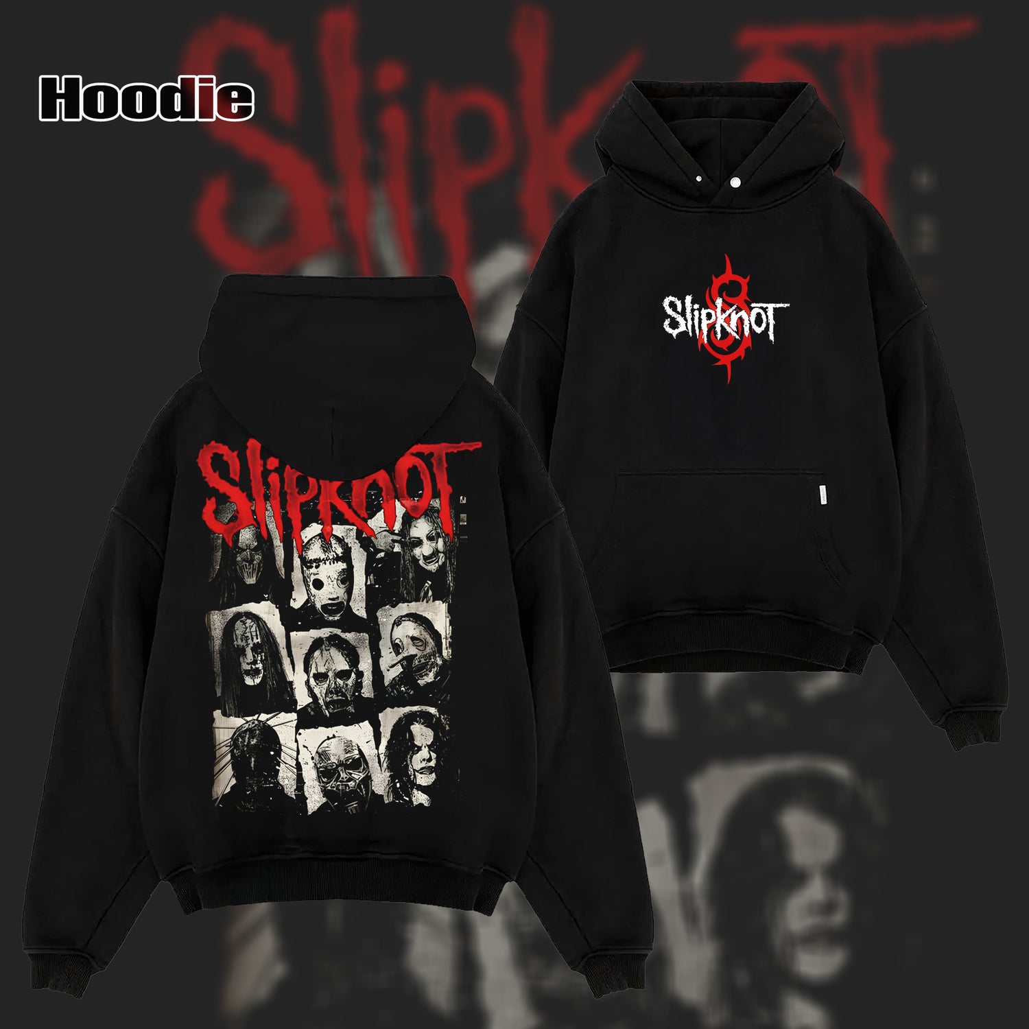 Vintage - Washed Slipknot band T-shirt & hoodie