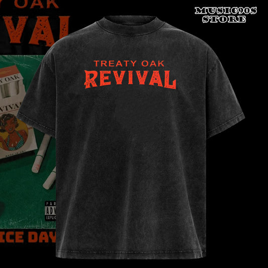 ReTro Treaty Oak Revival Retro Style Crewneck 2 Sided T-shirt