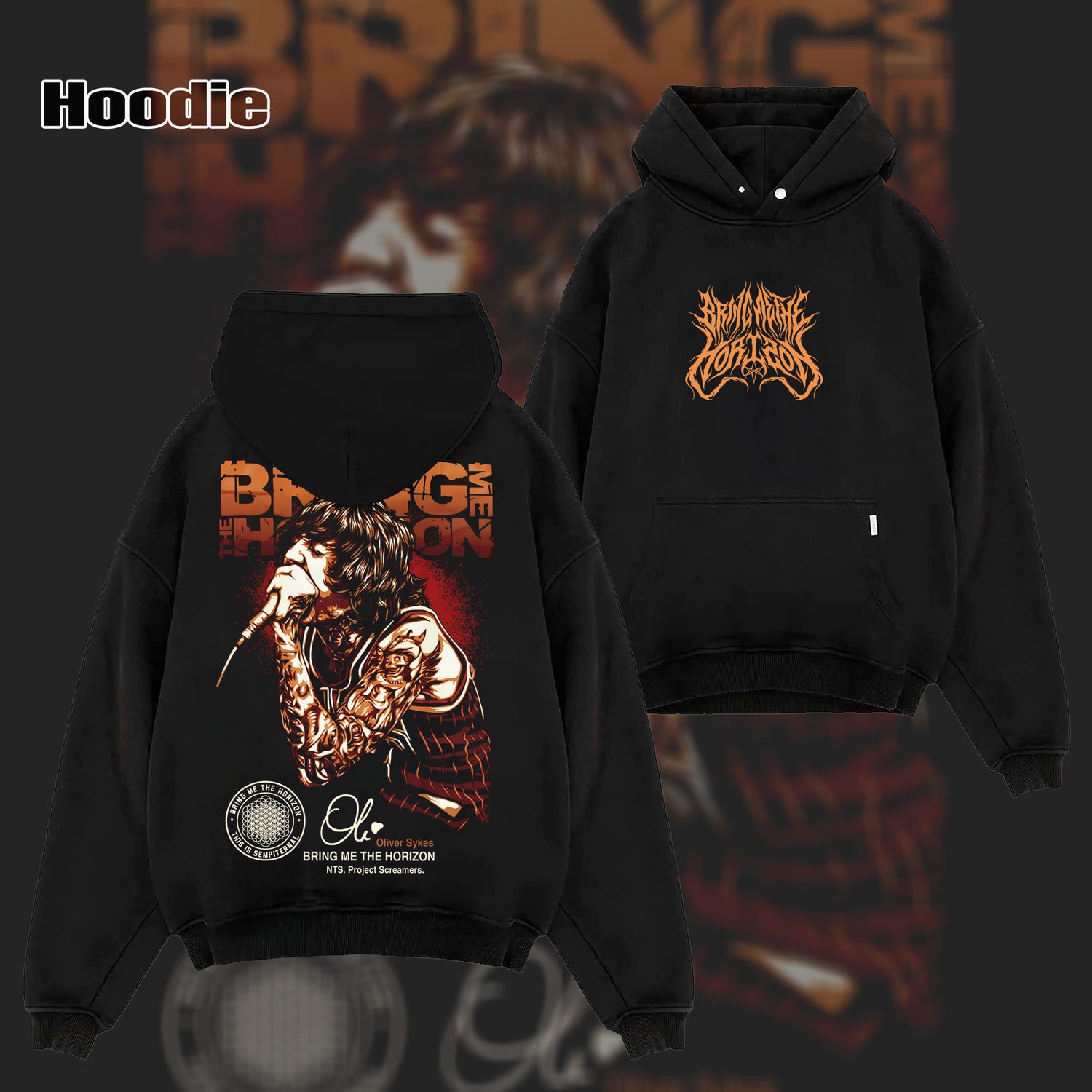 Bring Me The Horizon Heavy Metal Rock Band Heavy T-Shirt & Hoodie