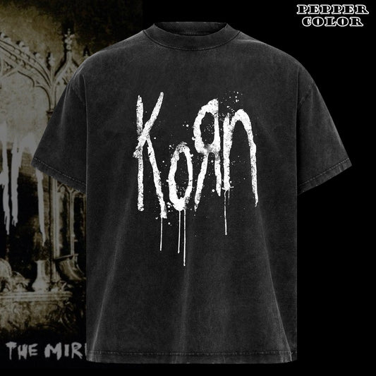 Vintage Korn Take a Look in the Mirror album cover tshirt