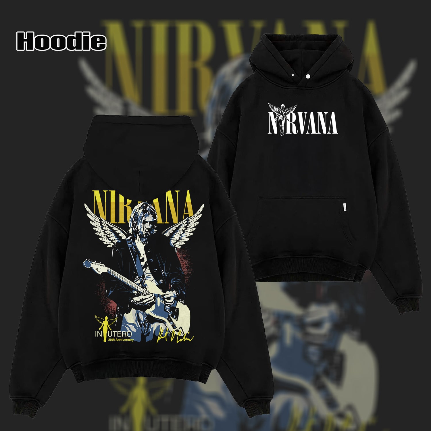 Vintage Nirvana Energie T-Shirt Band T-Shirt & hoodie