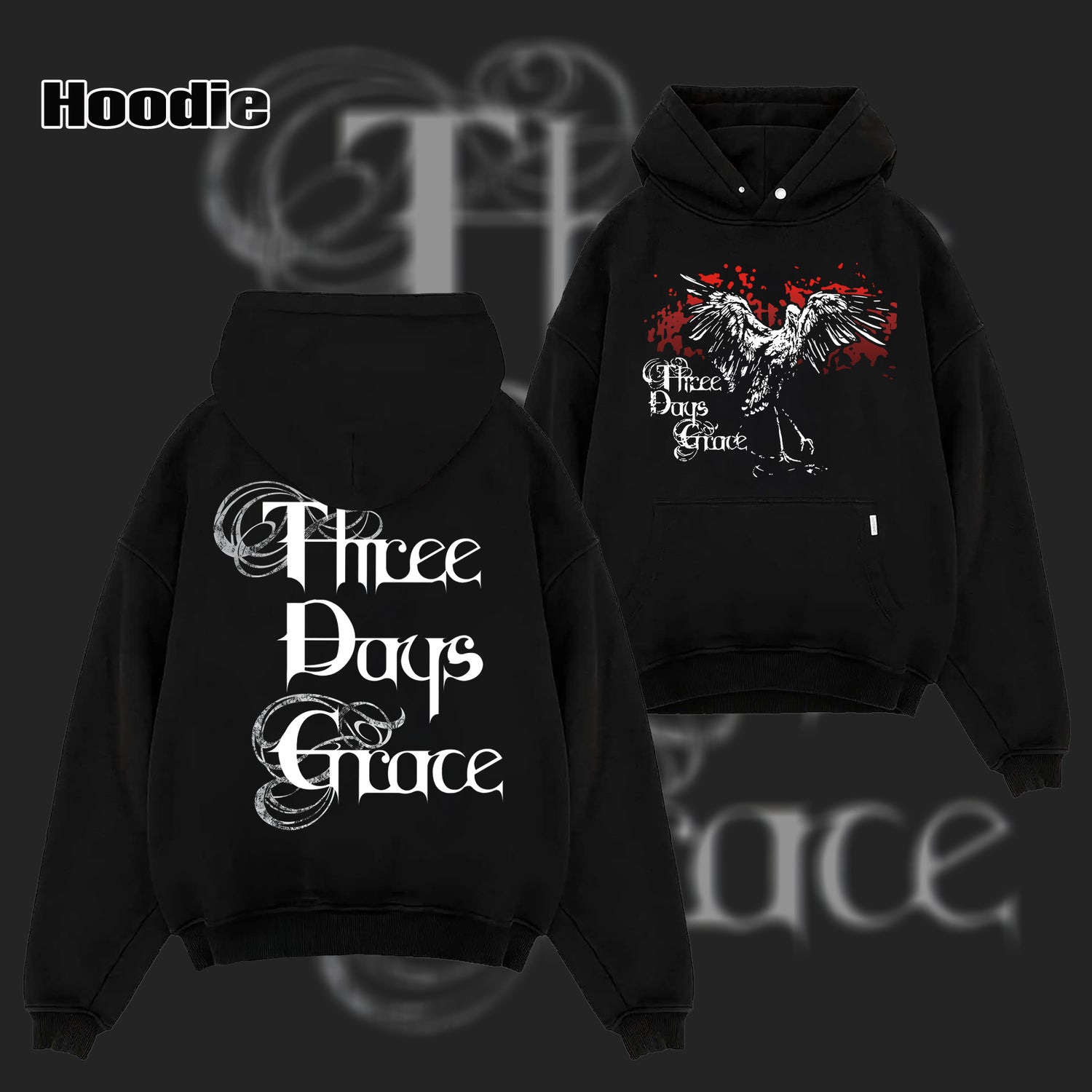 Three Days Grace Rock Band T-shirt & hoodie