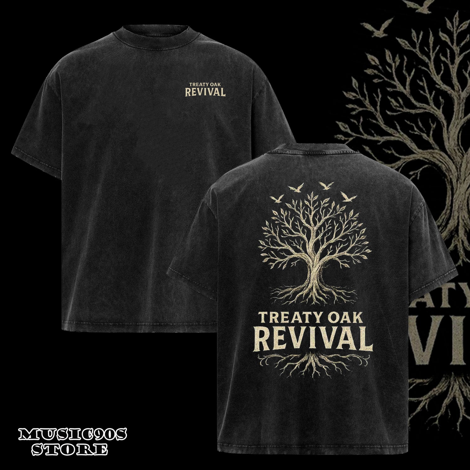 ReTro Treaty Oak Revival Band T-Shirt