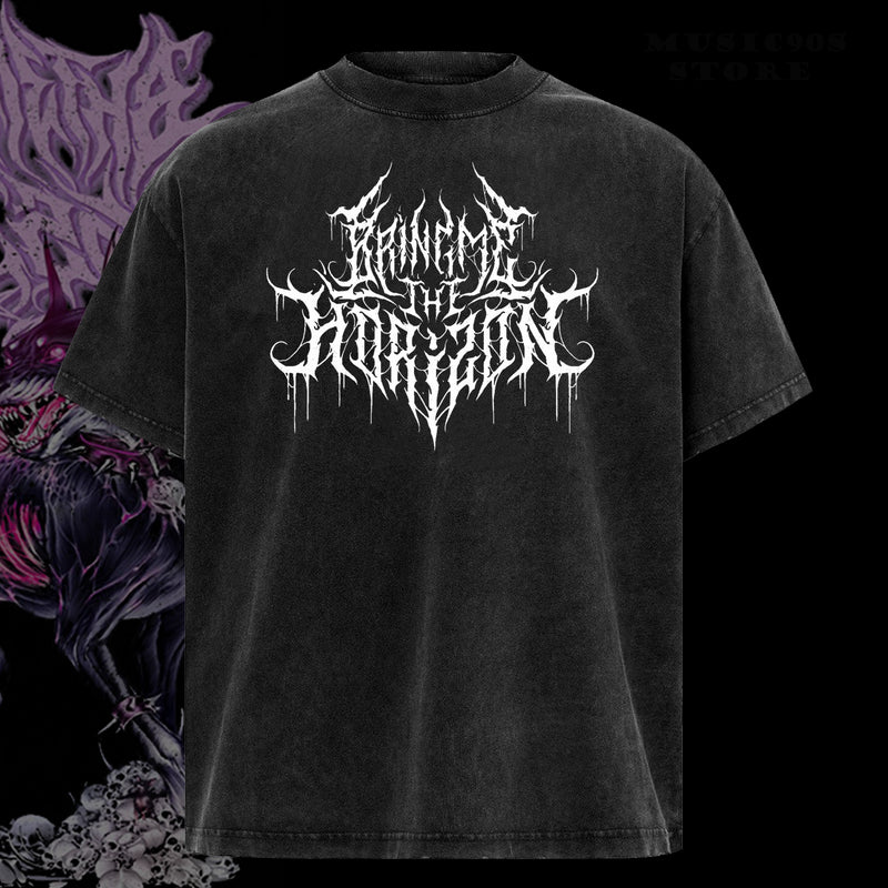 Retro Bring Me The Horizon Rock Band T-Shirt