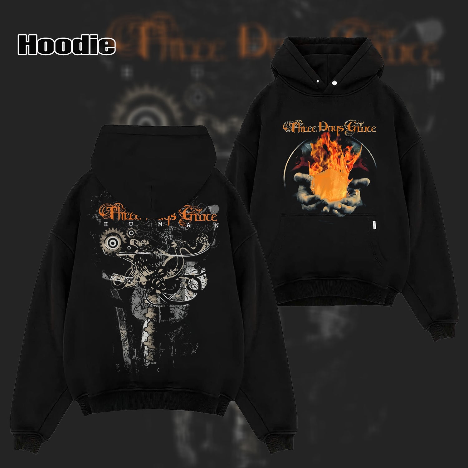 Three Days Grace Human 2015 Tour T-shirt & hoodie