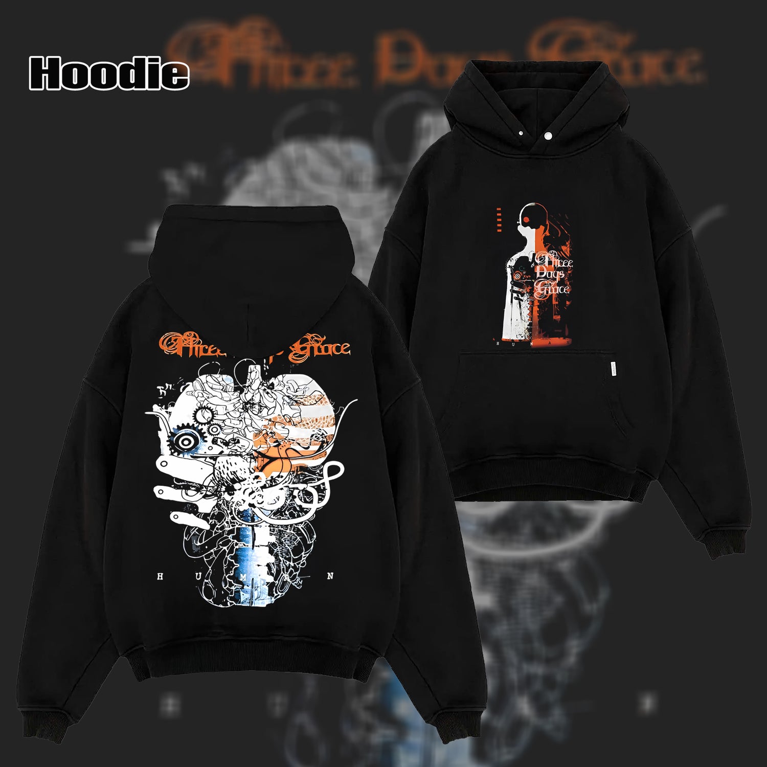 Three Days Grace Human 2015 Graphic BandT-shirt & hoodie
