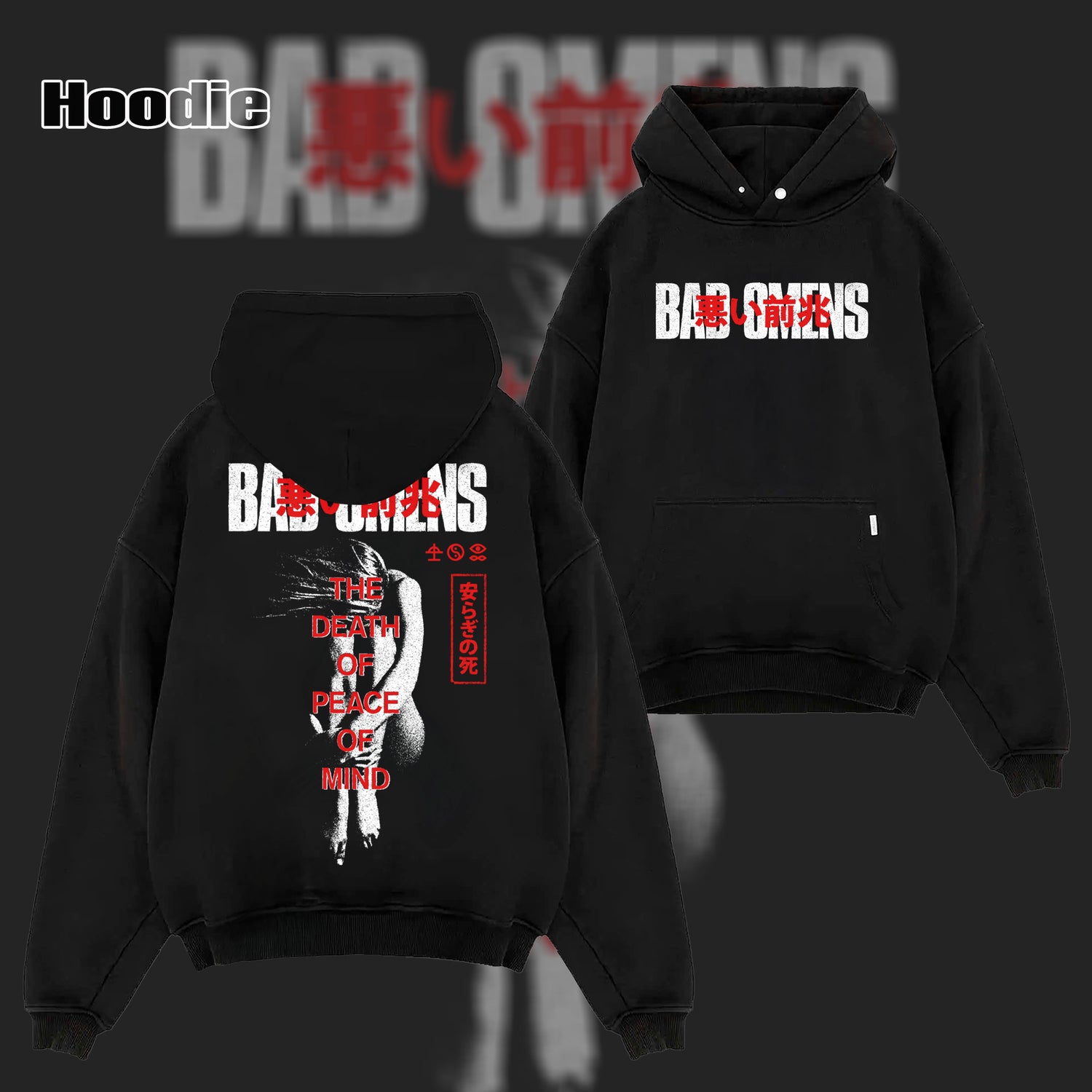 Retro Bad Omens Death of Peace of Mind T-Shirt & Hoodie