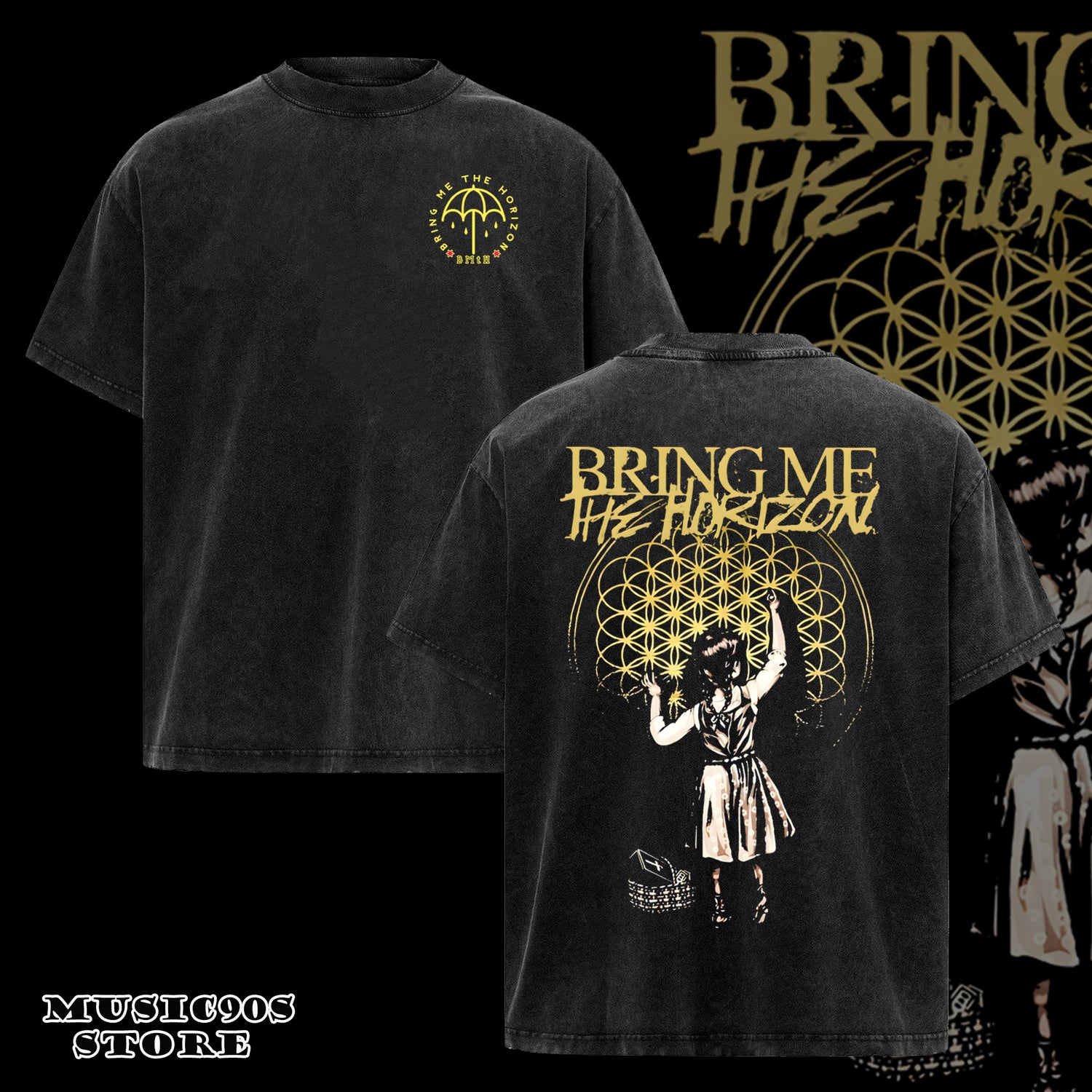 Retro Bring Me The Horizon Band T-Shirt