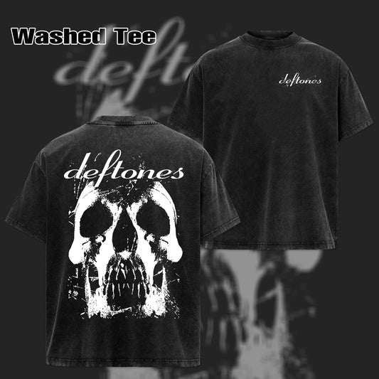 Vintage Deftones Men's Minerva Rose Skull T-shirt & Hoodie