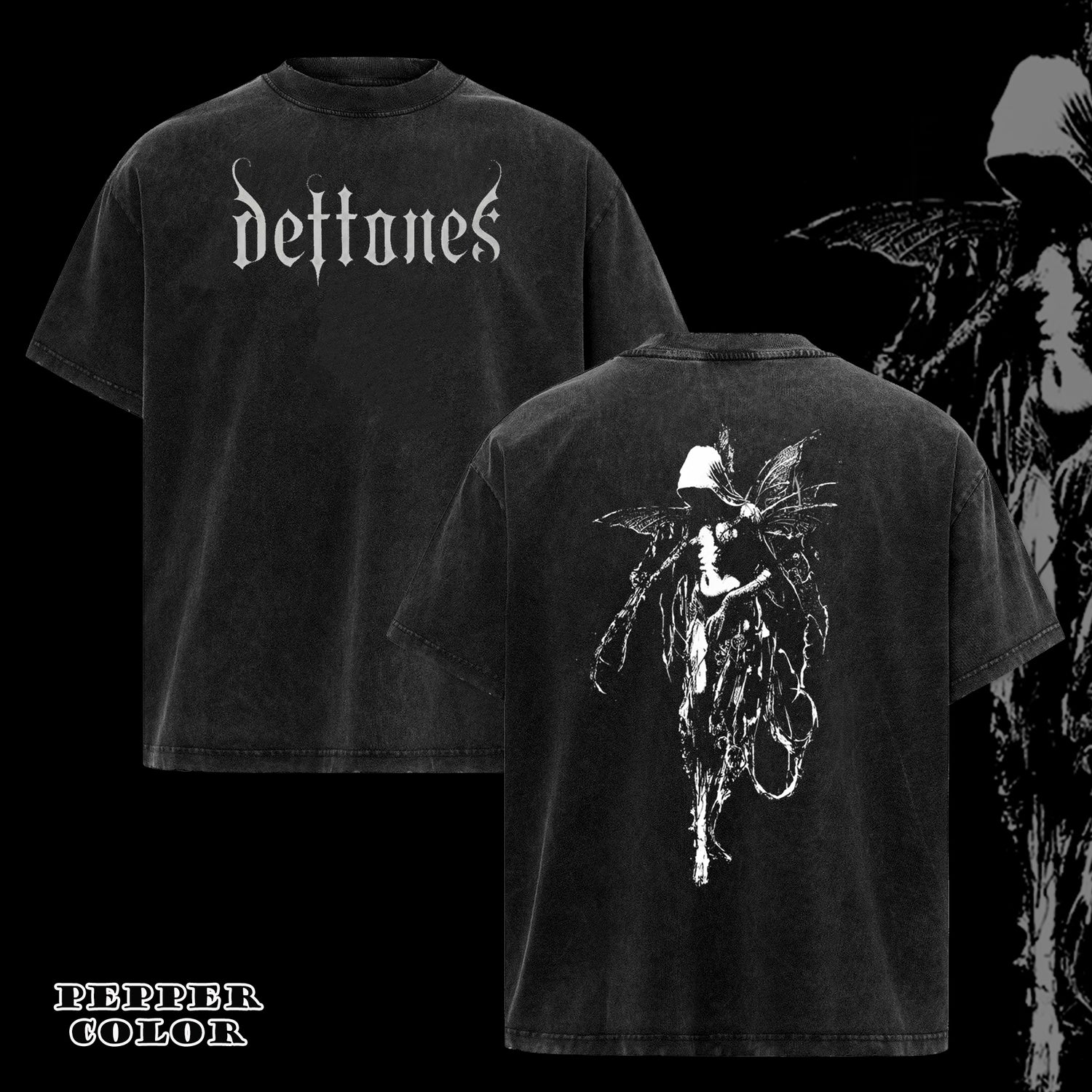 Vintage Deftones Graphic Tee – 90s Grunge Tshirt