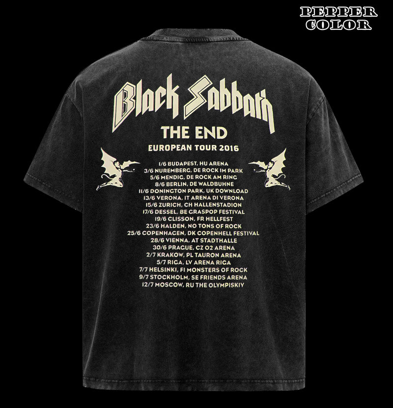 Vintage Black Sabbath The End World Tour Unisex Tshirt