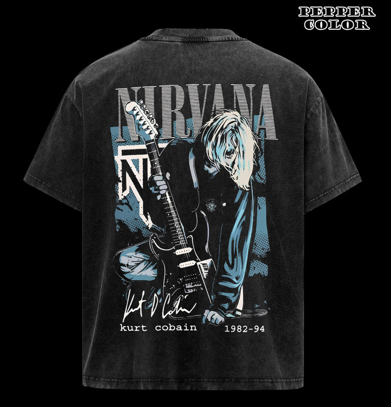 Vintage Nirvana Kurt Cobain T-Shirt 90s Rock Band Shirt