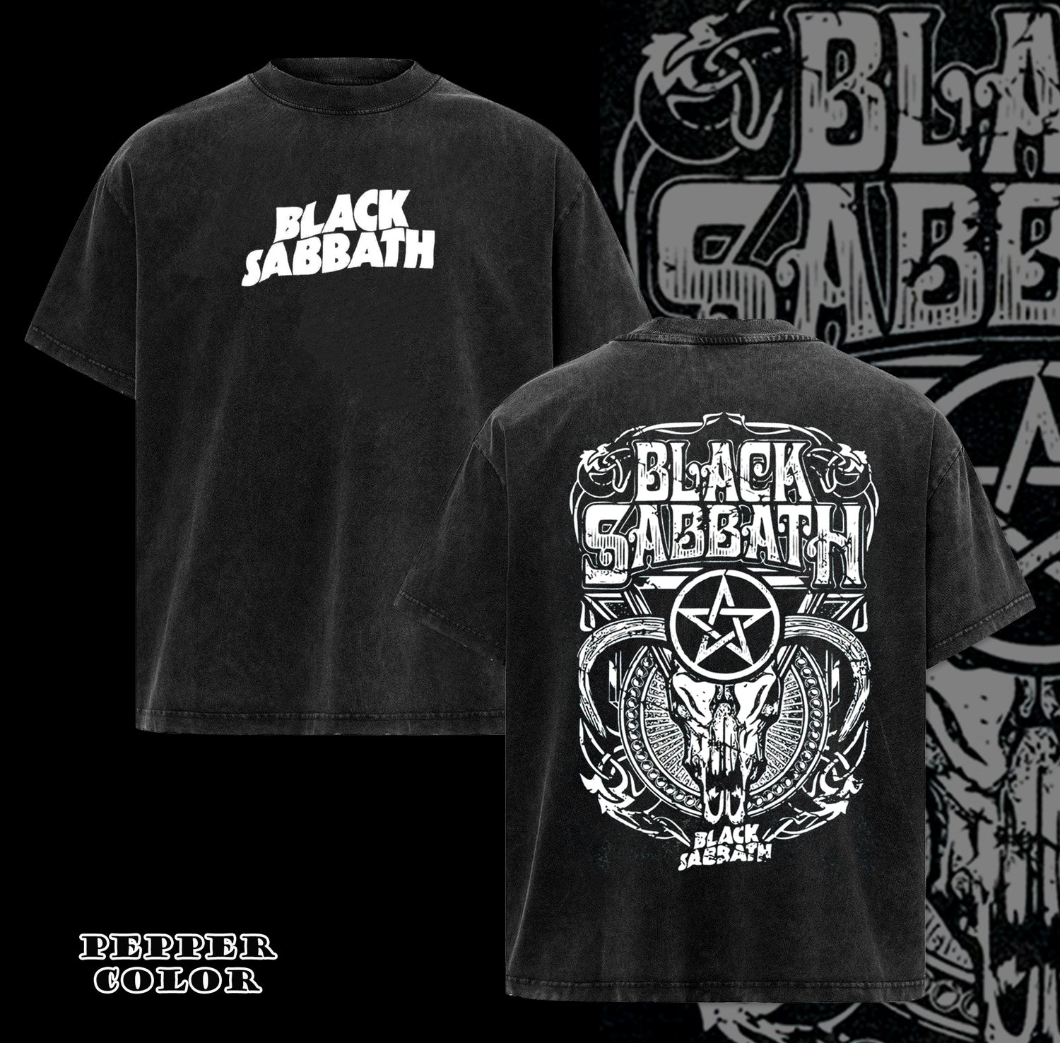 Vintage Y2K Black Sabbath T Shirt Mens Large Black Heavy Metal Rock Band Tee