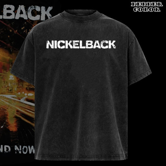 Retro Y2K Nickelback Here And Now Studio Album Cover Tee