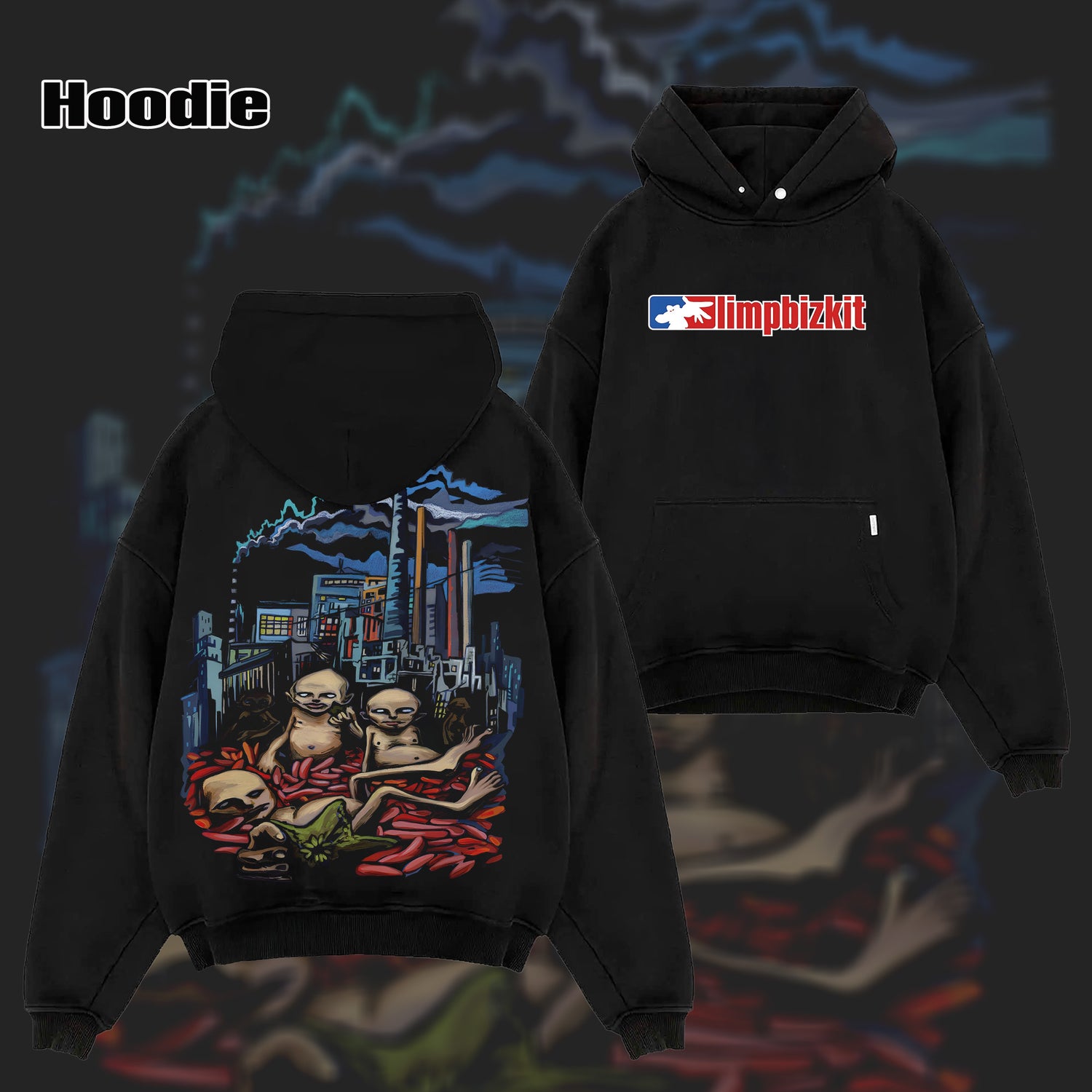 Retro Limp Bizkit Band Shirt& Hoodie