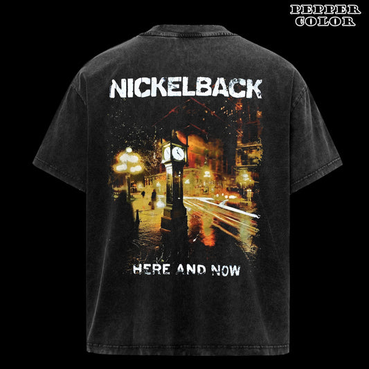 Retro Y2K Nickelback Here And Now Studio Album Cover Tee
