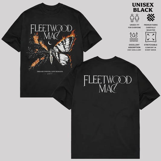 Fleetwood Mac Shirt, Vintage Rock Music T-Shirt & Hoodie, Retro Graphic Tee