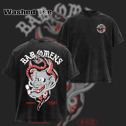 Retro Bad Omens Band Hannya 2022 Merch T-Shirt & Hoodie