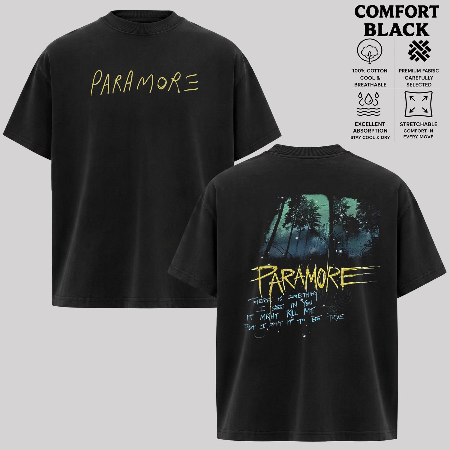 Paramore Forest Graphic T-Shirt & Hoodie