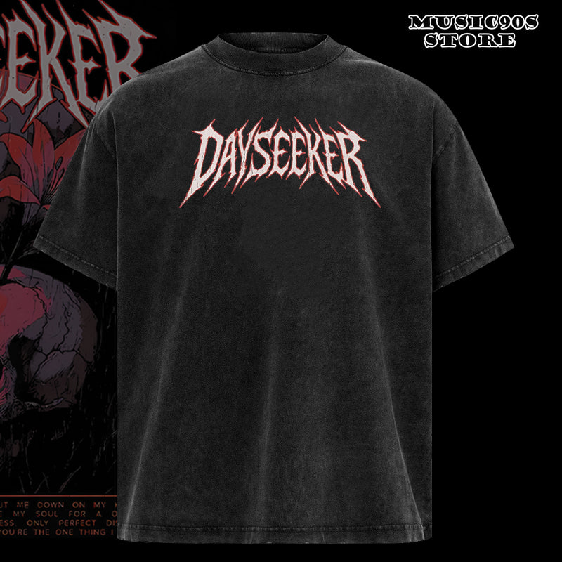 Retro Dayseeker - Flower Skull Tshirt