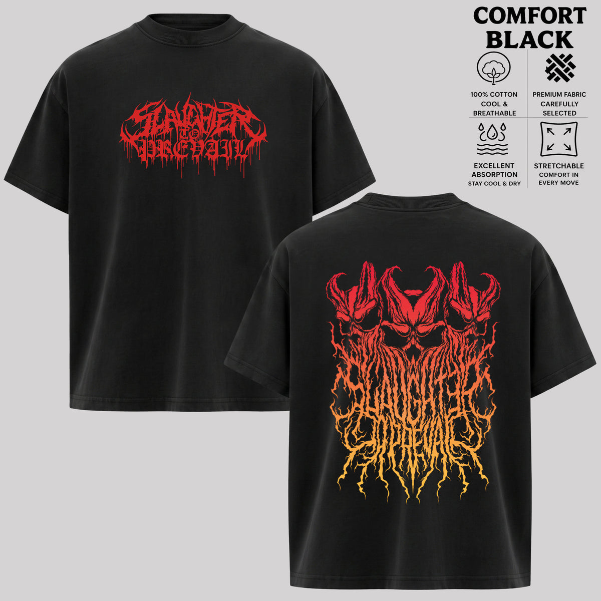 Slaughter to Prevail Band Shirt, Metal Graphic Tee