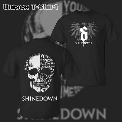 Vintage Shinedown Skull T Shirt & Hoodie