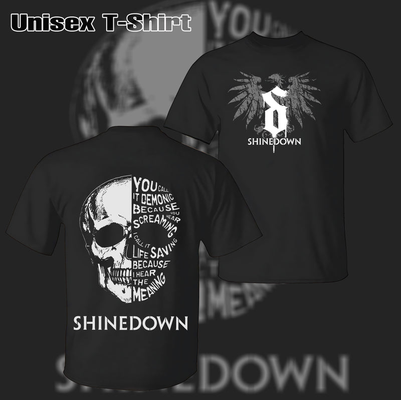 Vintage Shinedown Skull T Shirt & Hoodie