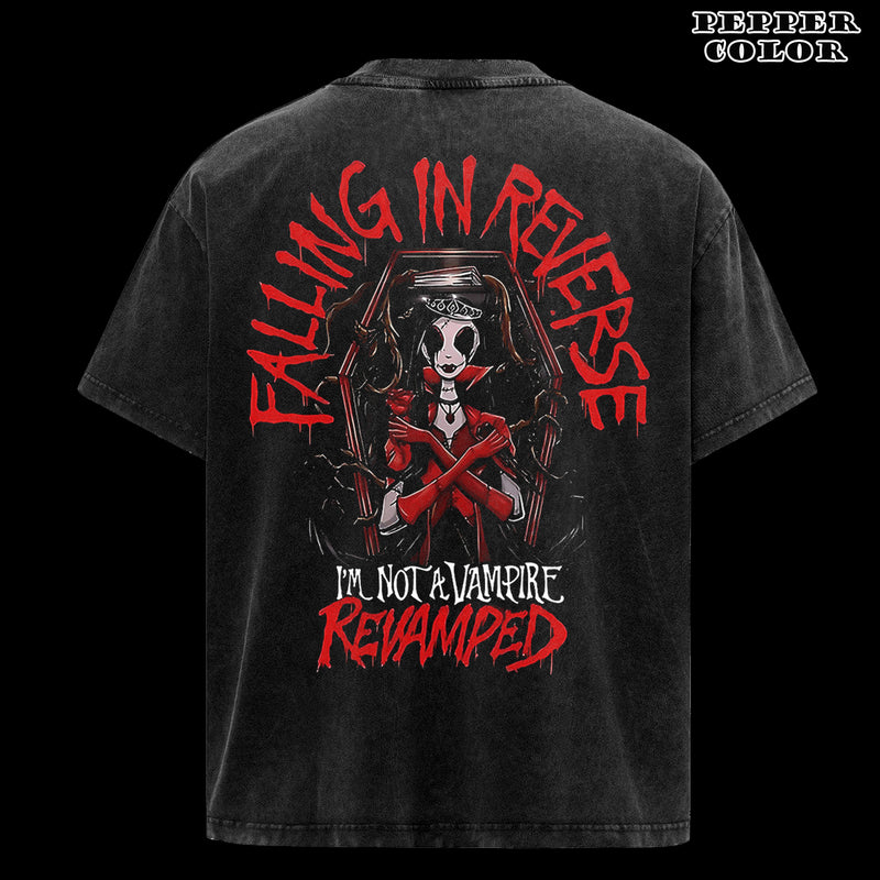 Retro Falling In Reverse I'm Not A Vampire Revamped T-Shirt