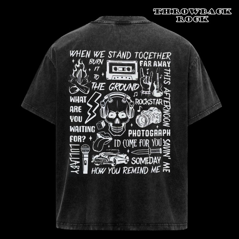 Retro Nickelback logo band shirt