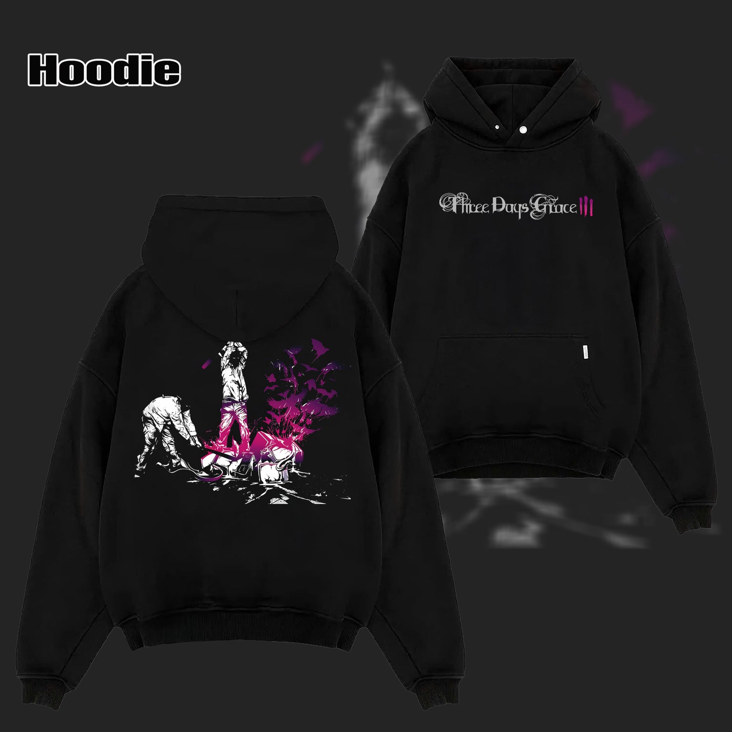 Vintage Three Days Grace BAnd Tshirt & hoodie