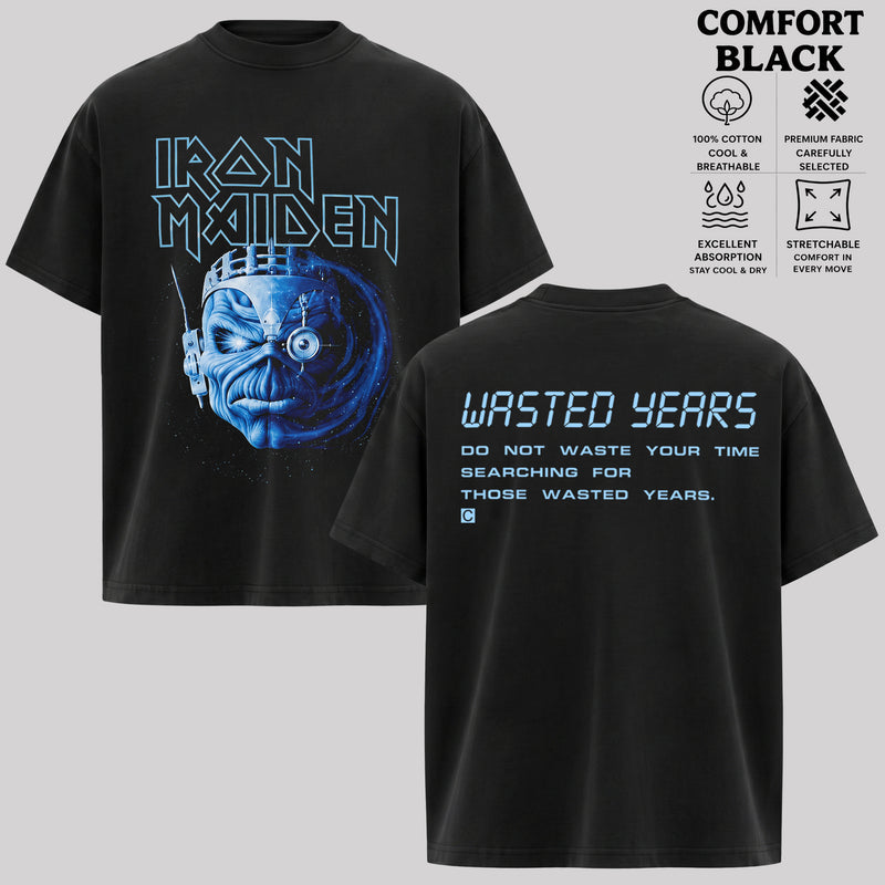 Iron Maiden T-Shirt, Vintage Heavy Metal Band Shirt, Retro Rock Music Graphic Tee