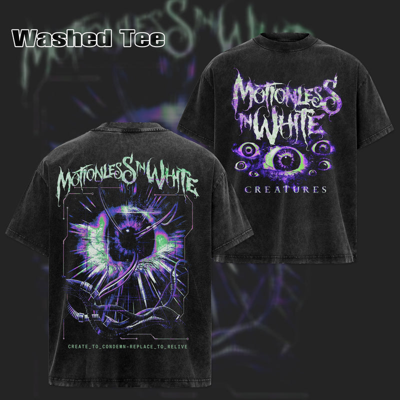 Retro Motionless In White Sign Of Life Eye T-Shirt , MIW T-Shirt & Hoodie.