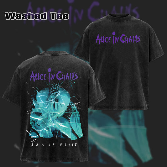 Retro Band Merchandise Official Alice In Chains Facelift T-Shirt  & Hoodie