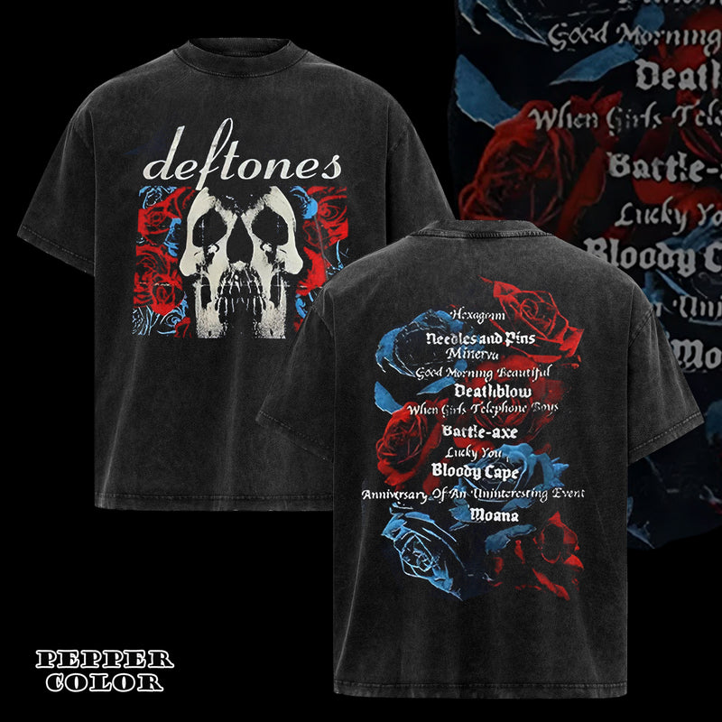 Vintage Deadstock Vintage 2003 DEFTONES T Shirt Large With Fruit Of The Loom Tag