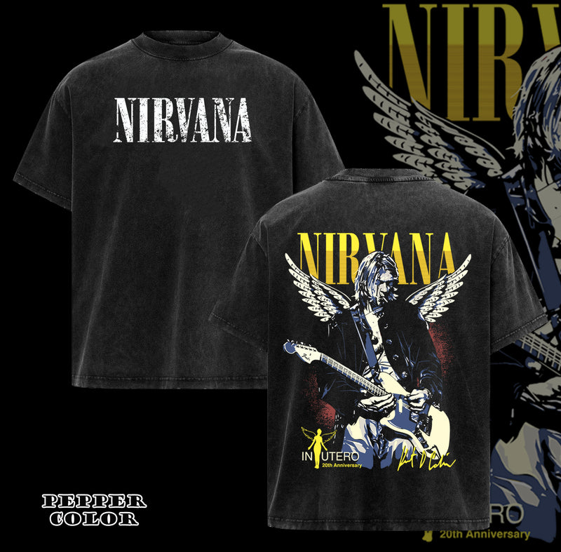 Vintage 90s Nirvana Kurt Cobain tshirt