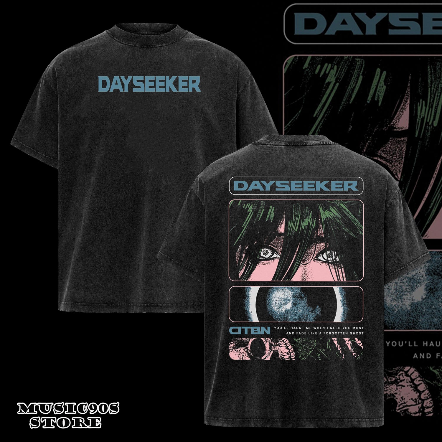 etro Dayseeker On Tour With Ice Nine Kills Merch Artwork By Blaker Davison Unisex T-Shirt