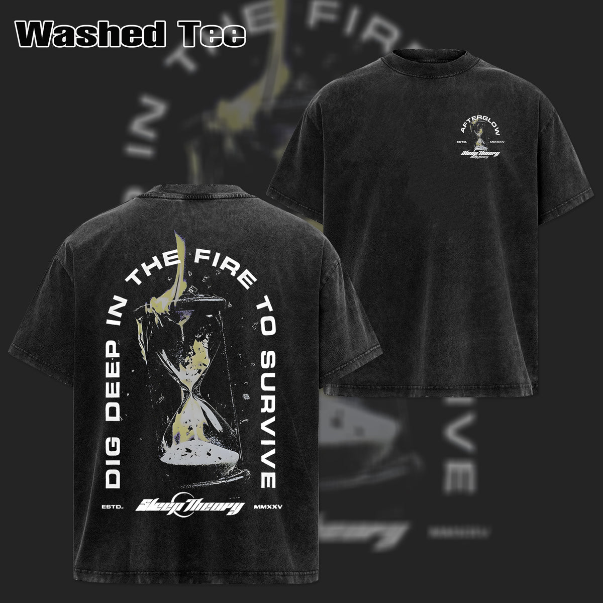 Vintage Sleep Theory Afterglow Hourglass T-shirt & Hoodie