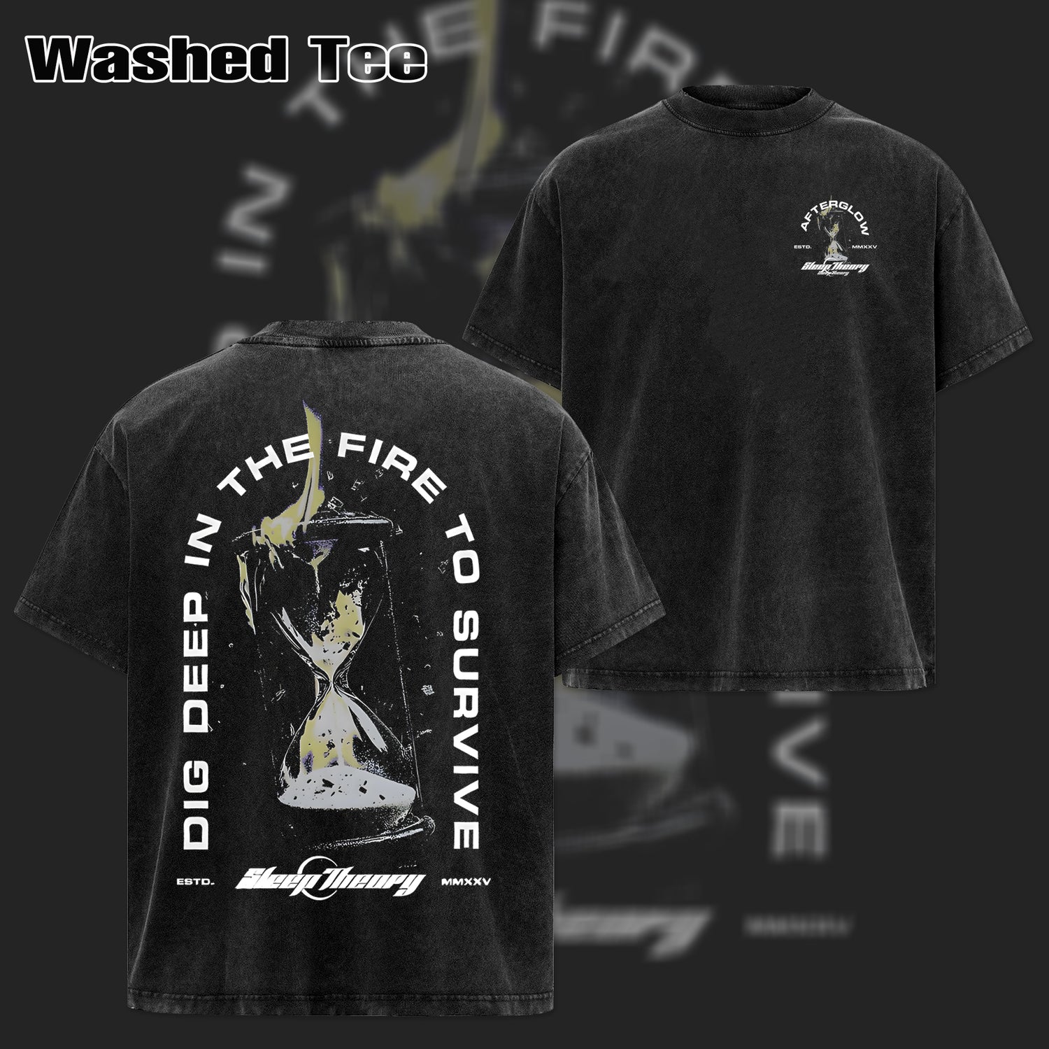 Vintage Sleep Theory Afterglow Hourglass T-shirt & Hoodie