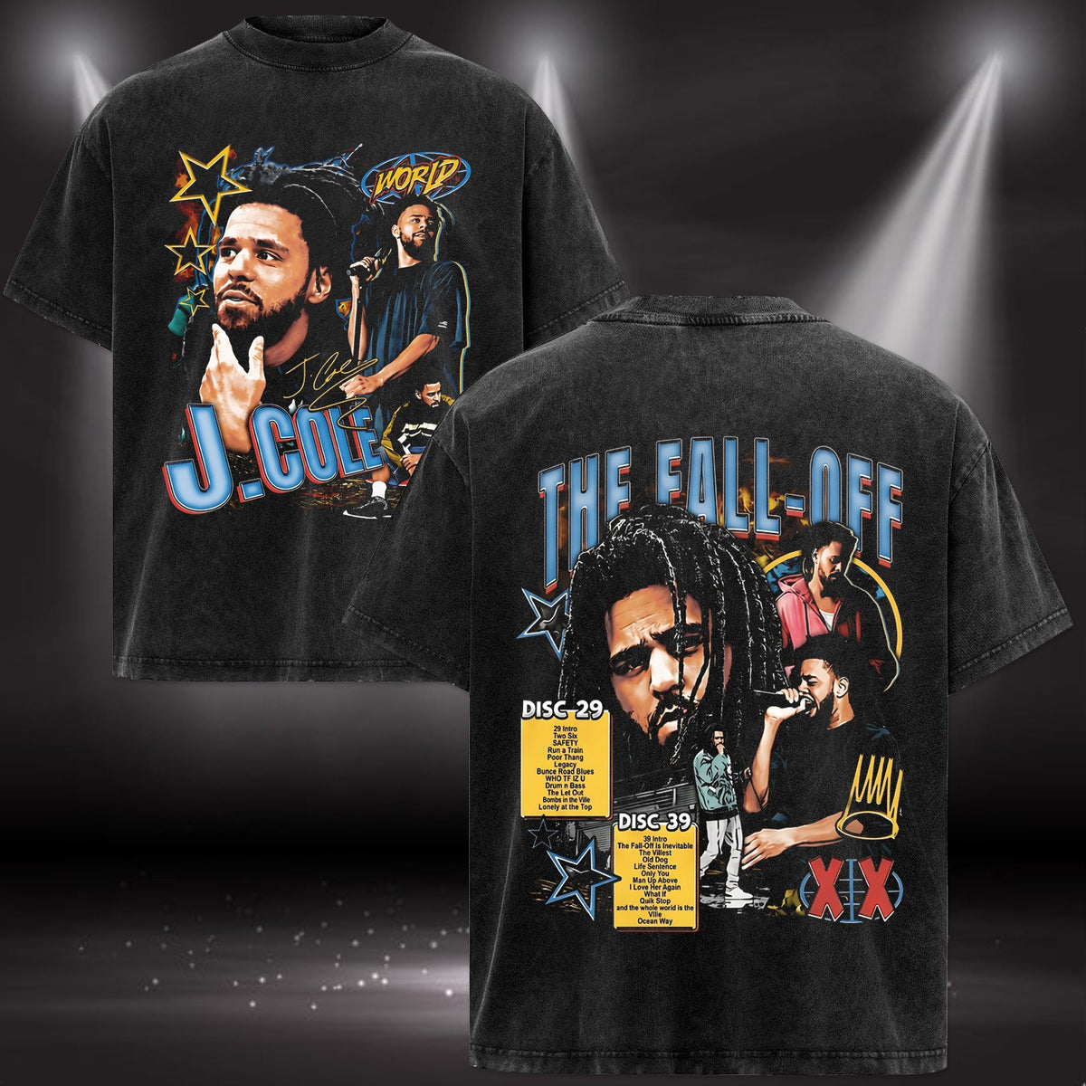 Retro J. Cole "The Fall-Off" graphic tee T-Shirt, Hoodie