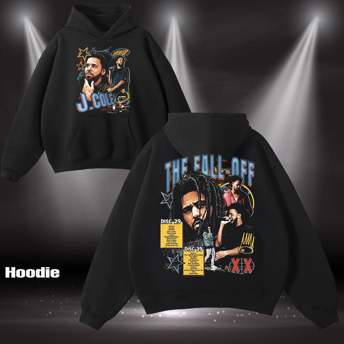 Retro J. Cole "The Fall-Off" graphic tee T-Shirt, Hoodie